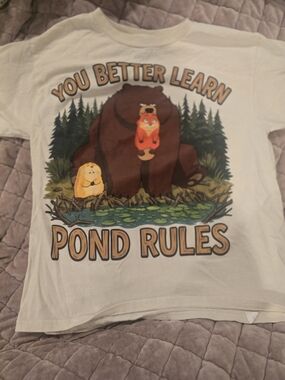 HOPPERS You Better Learn Pond Rules Graphic Tee